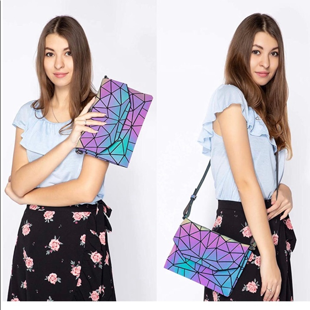 Women’s Purse- Cute Holographic Crossover